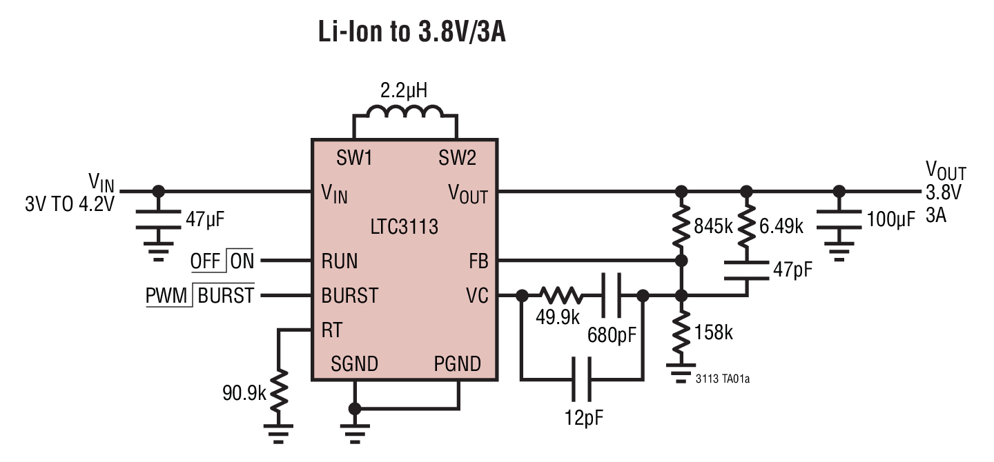 LTC3113Ӧͼһ